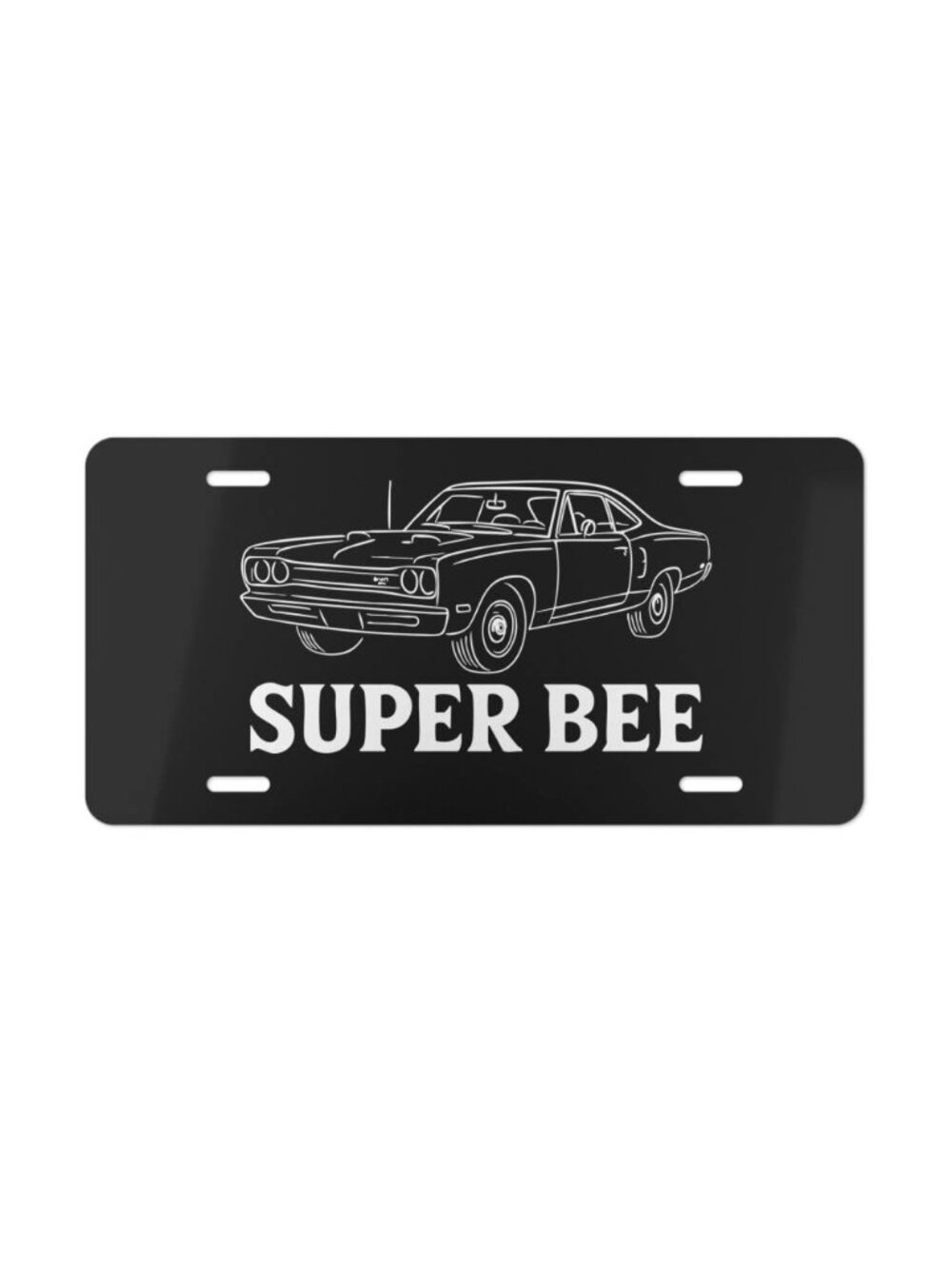 Super Bee 1969 Mopar Vanity License Plate Aluminum Car Tag USA